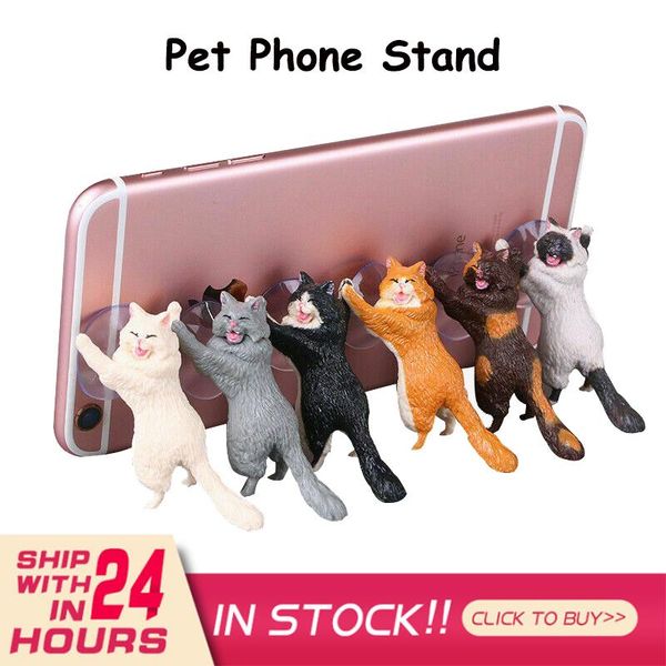 100pcs cute cat phone holder desk stand mount sucker for ipad tablet mobile display decorations random color cell mounts & holders
100pcs cute cat phone holder desk stand mount sucker for ipad tablet mobile display decorations random color cell mounts & holders