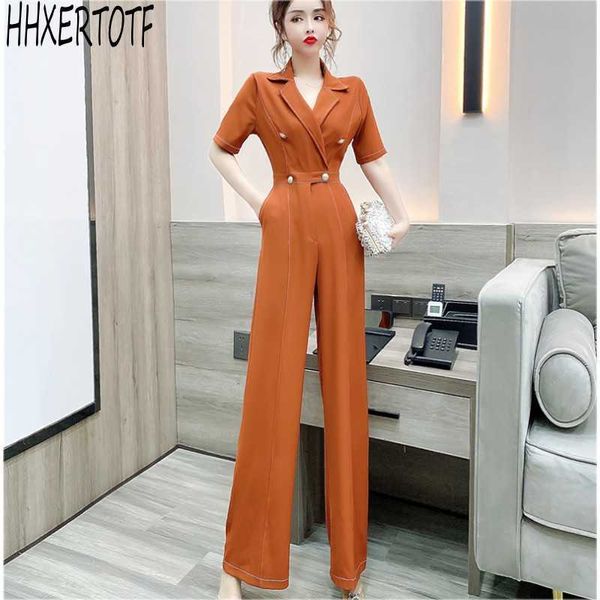 summer women fashion elegant office ol workwear casual jumpsuits solid high waist slim 210531, Black;white
summer women fashion elegant office ol workwear casual jumpsuits solid high waist slim 210531, Black;white