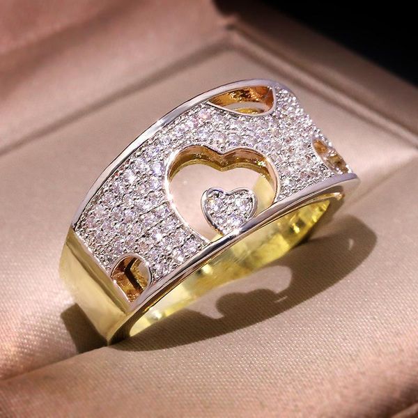 cluster rings luxury diamond 14k yellow gold for women heart halloween engagement cocktail ring hiphop/rock fashion silver jewelry, Golden;silver
cluster rings luxury diamond 14k yellow gold for women heart halloween engagement cocktail ring hiphop/rock fashion silver jewelry, Golden;silver