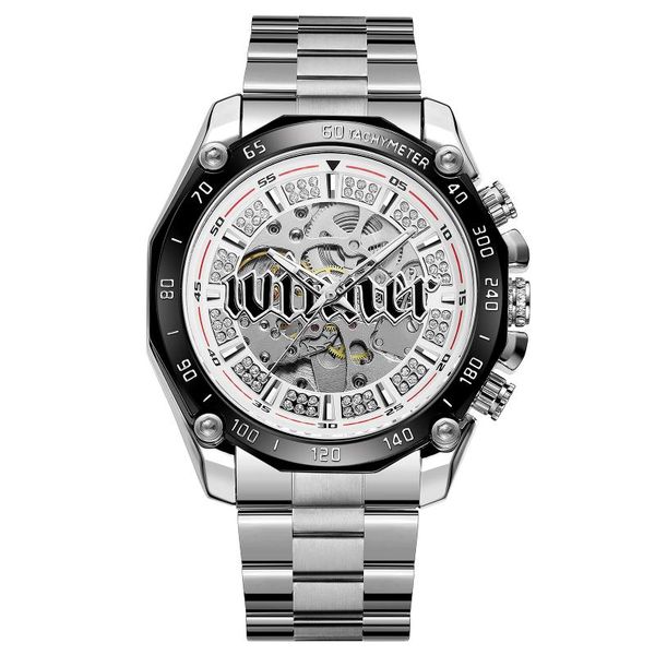 wristwatches men's watch mechanical automatic self-winding for men stainless steel strap fashion wristwatch, Slivery;brown
wristwatches men's watch mechanical automatic self-winding for men stainless steel strap fashion wristwatch, Slivery;brown