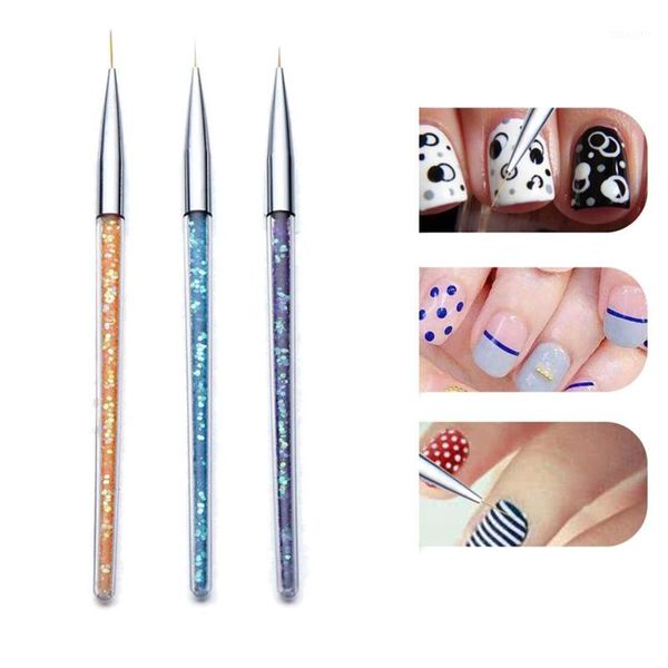 professional nail art liner brush uv gel painting acrylic brushes striping for short strokes, details, blending, el1, Yellow
professional nail art liner brush uv gel painting acrylic brushes striping for short strokes, details, blending, el1, Yellow