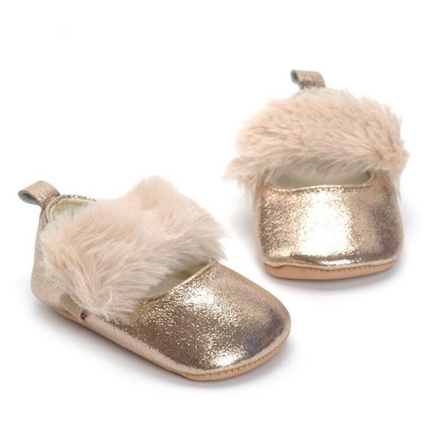first walkers 2021 gold pu baby shoes faux fur infant toddler girls princess nonslip soft soled crib for 0-18 month drop
first walkers 2021 gold pu baby shoes faux fur infant toddler girls princess nonslip soft soled crib for 0-18 month drop