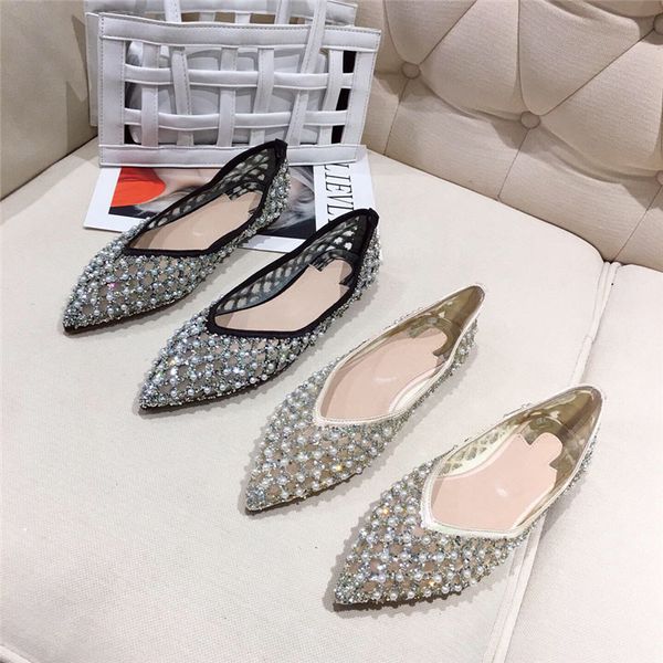 2021 spring flats casual pointed toe hollow sandals loafers shoes fashion female flat heel slides slippers pearl mules shoes, Black
2021 spring flats casual pointed toe hollow sandals loafers shoes fashion female flat heel slides slippers pearl mules shoes, Black