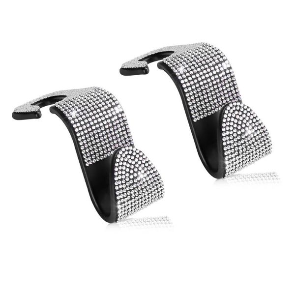 car organizer hooks rhinestone headrest diamond auto seat back hanger holder vehicle for handbags purses grocery bags
car organizer hooks rhinestone headrest diamond auto seat back hanger holder vehicle for handbags purses grocery bags