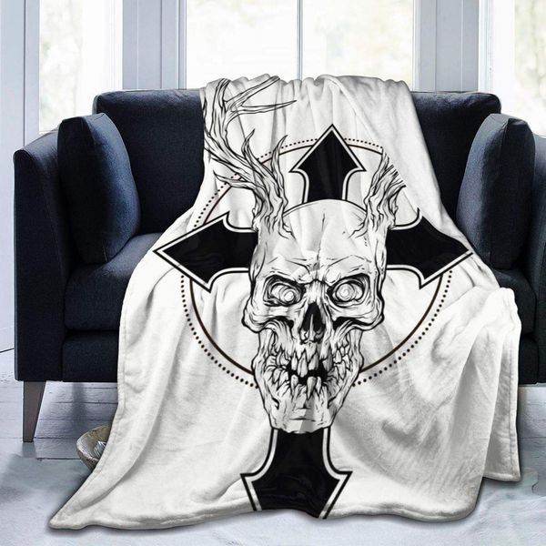 halloween cross skull with antlers fluffy blanket warm bed throws for sofa and pet,ultra luxurious warm and cozy for all seasons
halloween cross skull with antlers fluffy blanket warm bed throws for sofa and pet,ultra luxurious warm and cozy for all seasons