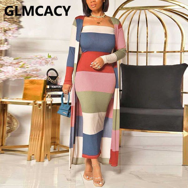 women two piece striped matching sets long sleeve cardigan & off shoulder bodycon dress 210702, Black;gray
women two piece striped matching sets long sleeve cardigan & off shoulder bodycon dress 210702, Black;gray
