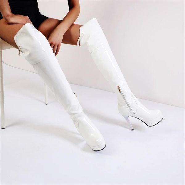 boots shoes and over knee women's super high heel patent leather wine red black white oversized
boots shoes and over knee women's super high heel patent leather wine red black white oversized