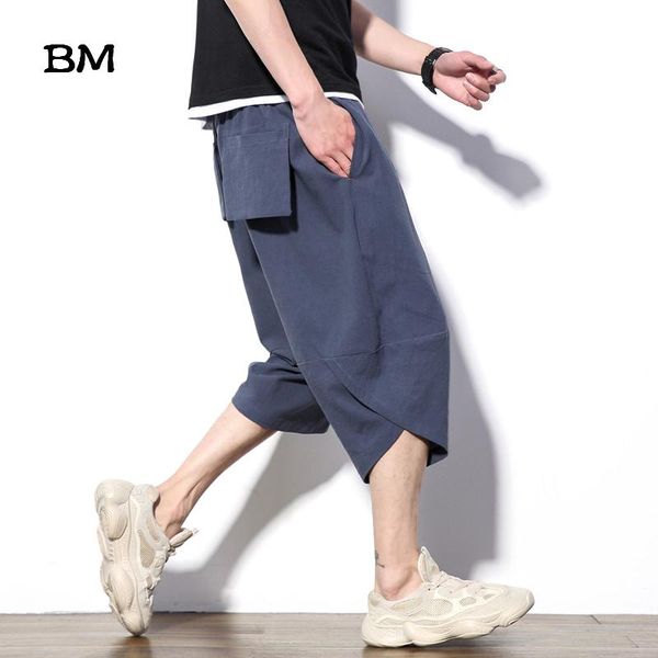 men's pants chinese style oversized harem men fashions linen baggy summer streetwear harajuku sport ninth large size 5xl, Black
men's pants chinese style oversized harem men fashions linen baggy summer streetwear harajuku sport ninth large size 5xl, Black
