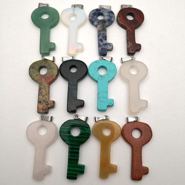 pendants natural stone key mixed for jewelry making fashion men charms necklace accessories 12pcs/lot, Black
pendants natural stone key mixed for jewelry making fashion men charms necklace accessories 12pcs/lot, Black