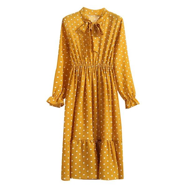 casual dresses for women long sleeve 2021 beach women's autumn holiday sundress polka dots dress tunics robe femmle, Black;gray
casual dresses for women long sleeve 2021 beach women's autumn holiday sundress polka dots dress tunics robe femmle, Black;gray