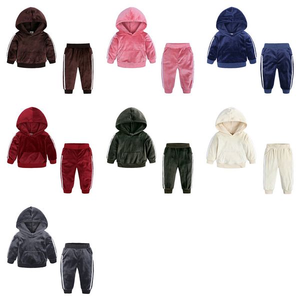 ins baby clothing set boys girls velvet tracksuit long sleeve hoodie pants 2 pieces kid sweatpants for winter boutique clothe, White
ins baby clothing set boys girls velvet tracksuit long sleeve hoodie pants 2 pieces kid sweatpants for winter boutique clothe, White