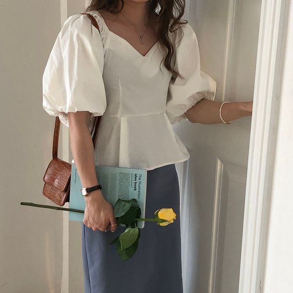 women's tanks & camis hzirip female lace blouse, soft and shirt with puffy sleeve v collar, for summer, solid color lotus leaf, on offe, White
women's tanks & camis hzirip female lace blouse, soft and shirt with puffy sleeve v collar, for summer, solid color lotus leaf, on offe, White