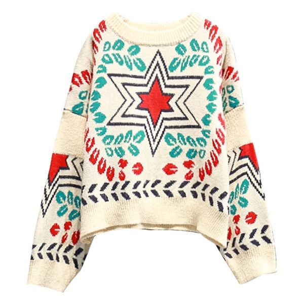 autumn winter knitwear pull jumpers korean style women printed lantern sleeve harajuku chic sweaters 210430, Black;gray
autumn winter knitwear pull jumpers korean style women printed lantern sleeve harajuku chic sweaters 210430, Black;gray