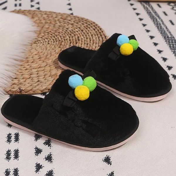 slippers women non-slip plush soft foundation lovers home indoor house shoes woman warm, Black
slippers women non-slip plush soft foundation lovers home indoor house shoes woman warm, Black