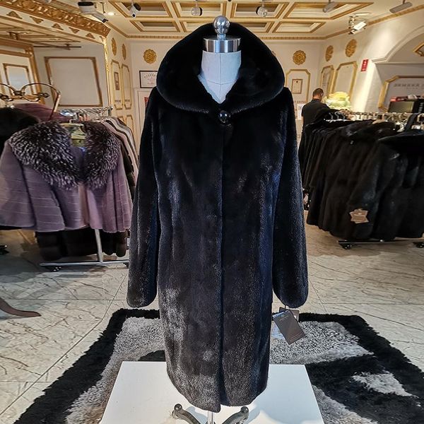 women's fur & faux fashion winter long mink coat short import coats women real hood genuine 218-2m, Black
women's fur & faux fashion winter long mink coat short import coats women real hood genuine 218-2m, Black