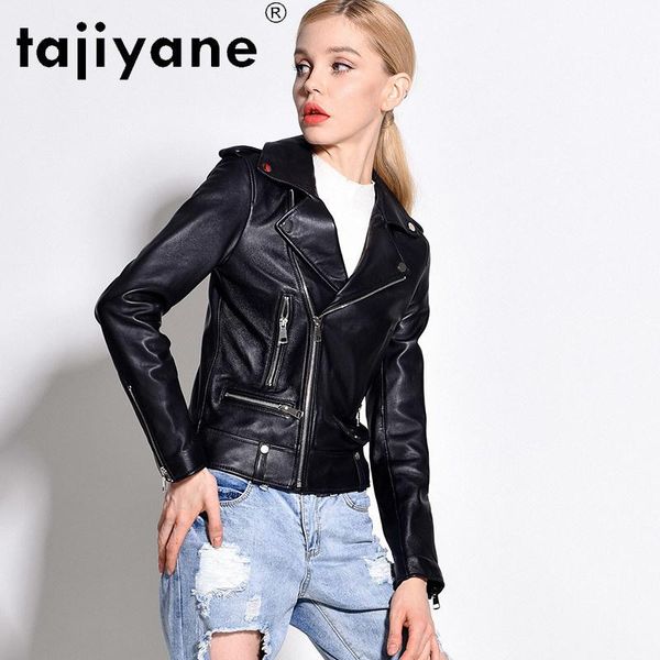 women's leather & faux 2021 real spring jacket women genuine sheepskin coats korean style clothing mujer chaqueta tn2481, Black
women's leather & faux 2021 real spring jacket women genuine sheepskin coats korean style clothing mujer chaqueta tn2481, Black