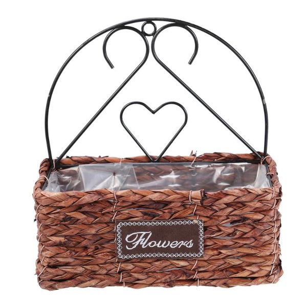 straw rope weaving flower basket hanging floral indoor outdoor decor rectangle planter (single-deck) storage baskets
straw rope weaving flower basket hanging floral indoor outdoor decor rectangle planter (single-deck) storage baskets