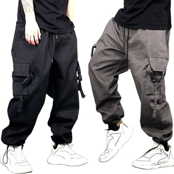 pants fashion cargo casual hiphop harem loose baggy trousers streetwear elastic waist pants men clothing, Black
pants fashion cargo casual hiphop harem loose baggy trousers streetwear elastic waist pants men clothing, Black