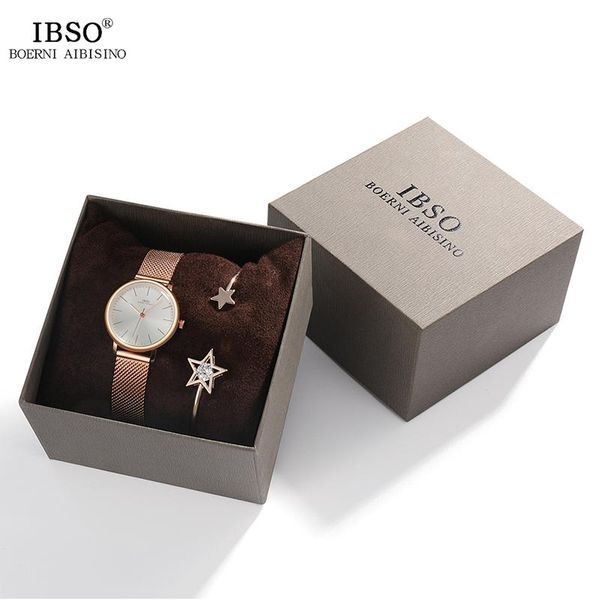 wristwatches ibso women's watches set 8mm ultra thin rose gold mesh stainless, Slivery;brown
wristwatches ibso women's watches set 8mm ultra thin rose gold mesh stainless, Slivery;brown