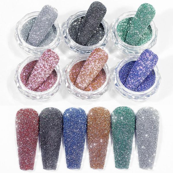 nail glitter 6-color diamond bottle art powder bright crystal nails, Silver;gold
nail glitter 6-color diamond bottle art powder bright crystal nails, Silver;gold