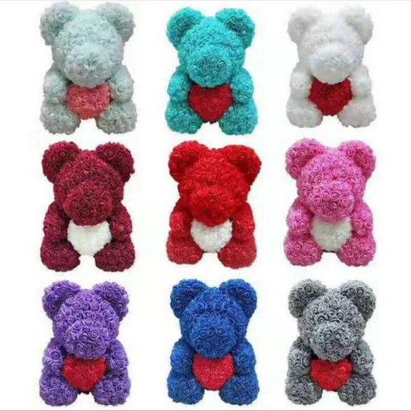 diy handmade flower rose teddy bear heart pe soap foam artificial flower bear 25cm 40cm for women valentine's wedding birthday christma
diy handmade flower rose teddy bear heart pe soap foam artificial flower bear 25cm 40cm for women valentine's wedding birthday christma