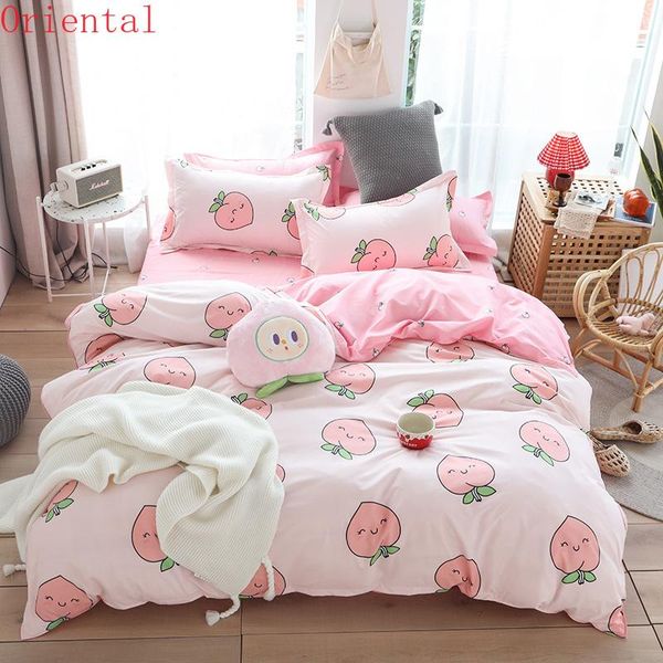 bedding sets cute bed linens peach print home textile luxury fruit duvet cover set sheet bedclothes 3/4pcs girls gift king size
bedding sets cute bed linens peach print home textile luxury fruit duvet cover set sheet bedclothes 3/4pcs girls gift king size