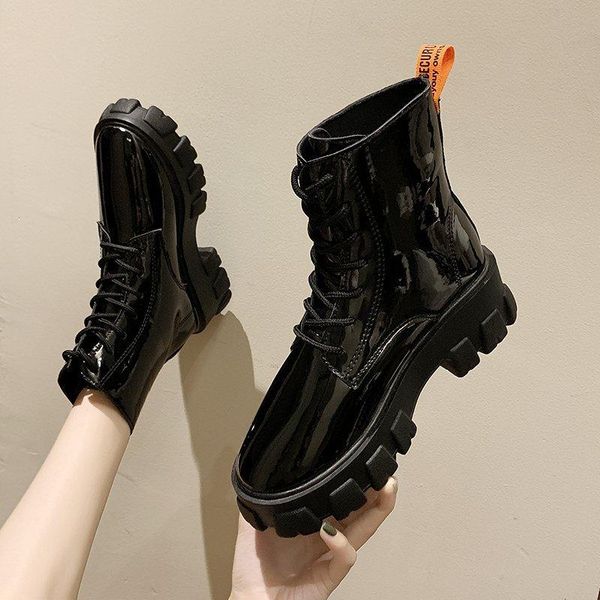 boots brkwlyz autumn and winter england style leather single semi-high heeled handsome hight-motorcycle, Black
boots brkwlyz autumn and winter england style leather single semi-high heeled handsome hight-motorcycle, Black