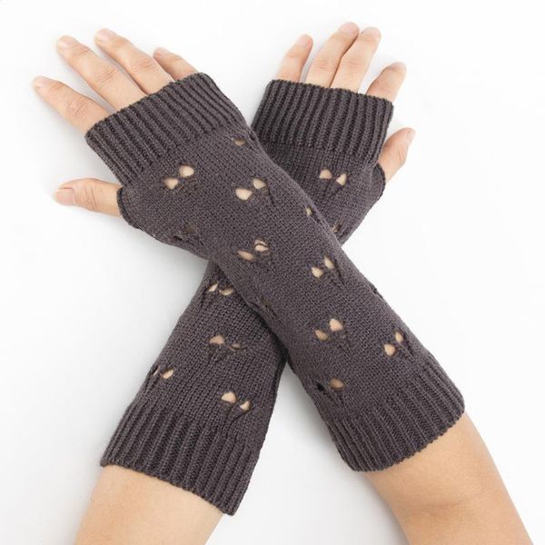 five fingers gloves women stylish winter arm crochet knitting hollow heart mitten warm fingerless, Blue;gray
five fingers gloves women stylish winter arm crochet knitting hollow heart mitten warm fingerless, Blue;gray