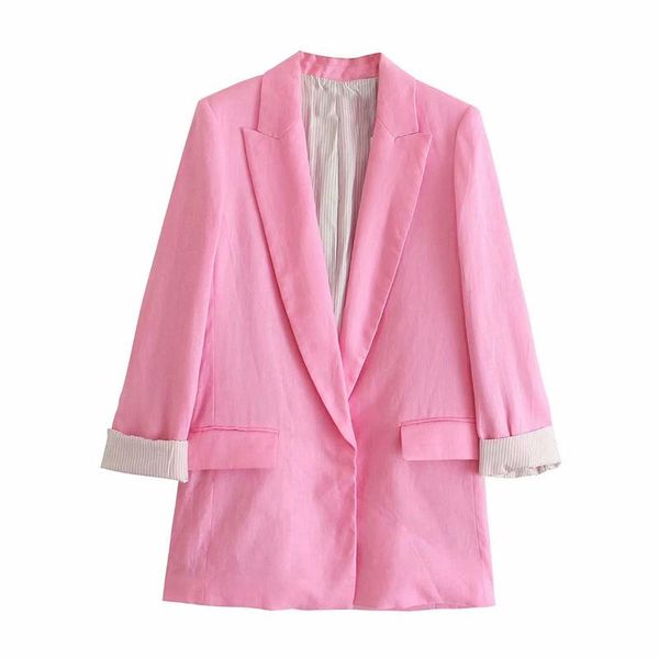women's suits & blazers yenkye women linen blend printed cuff blazer coat female lapel collar long sleeve office pink suit jacket autum, White;black
women's suits & blazers yenkye women linen blend printed cuff blazer coat female lapel collar long sleeve office pink suit jacket autum, White;black