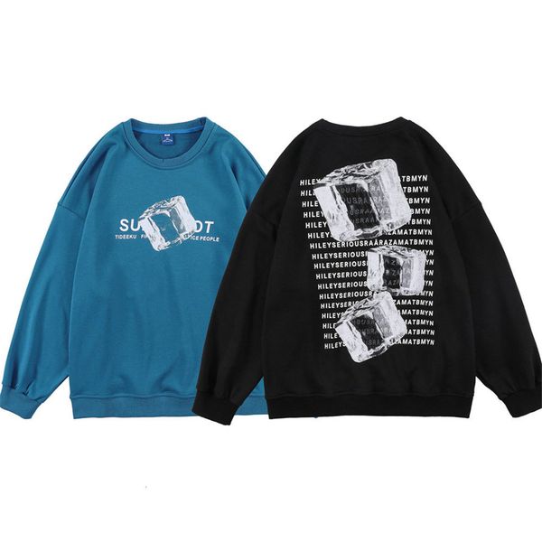men's hoodies & sweatshirts women's ice print terry sweater harajuku street clothes, Black
men's hoodies & sweatshirts women's ice print terry sweater harajuku street clothes, Black