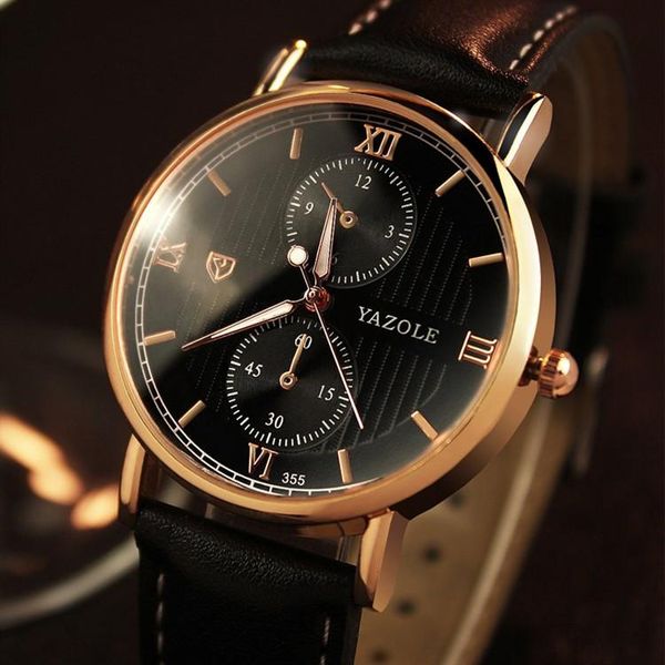 wristwatches yazole men's decorative small dial watch waterproof luminous hands relogio masculino fashion clock, Slivery;brown
wristwatches yazole men's decorative small dial watch waterproof luminous hands relogio masculino fashion clock, Slivery;brown