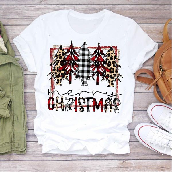women t shirts plaid tree leopard star holiday 90s merry christmas print tshirts clothes shirt ladies graphic female tee, White
women t shirts plaid tree leopard star holiday 90s merry christmas print tshirts clothes shirt ladies graphic female tee, White