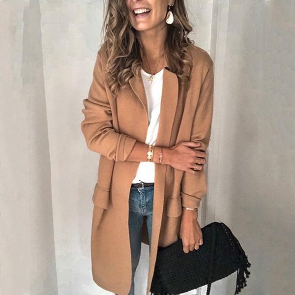 women's suits & blazers women coat solid color long-sleeved fake pocket casual suit jacket autumn and winter office lady coats fashion, White;black
women's suits & blazers women coat solid color long-sleeved fake pocket casual suit jacket autumn and winter office lady coats fashion, White;black