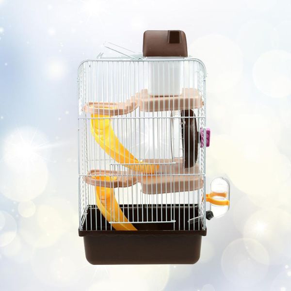 small animal supplies 21x27x45cm luxury three layer hamster cage pet house portable pets (coffee)
small animal supplies 21x27x45cm luxury three layer hamster cage pet house portable pets (coffee)