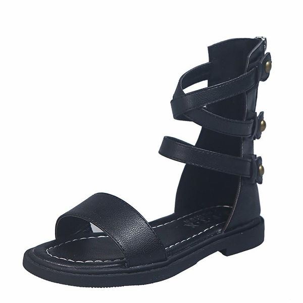 summer girls sandals roman style children girl princess shoes solid color fashion beach sandal open toe sc198, Black;red
summer girls sandals roman style children girl princess shoes solid color fashion beach sandal open toe sc198, Black;red
