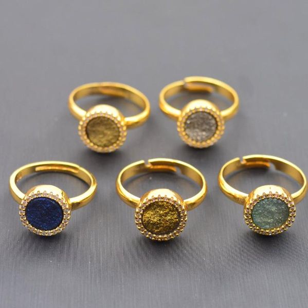 wedding rings natural crystal druzy finger ring charm zircon round exaggerated gold plating minerals geode gem stone for women, Slivery;golden
wedding rings natural crystal druzy finger ring charm zircon round exaggerated gold plating minerals geode gem stone for women, Slivery;golden