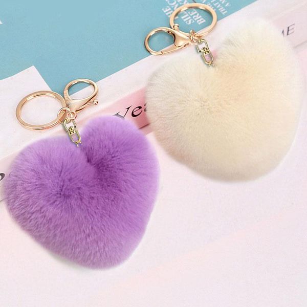 keychains plush ball heart-shaped mobile phone key chain soft artificial rex hair car ring ladies bag pendant jewelry, Silver
keychains plush ball heart-shaped mobile phone key chain soft artificial rex hair car ring ladies bag pendant jewelry, Silver