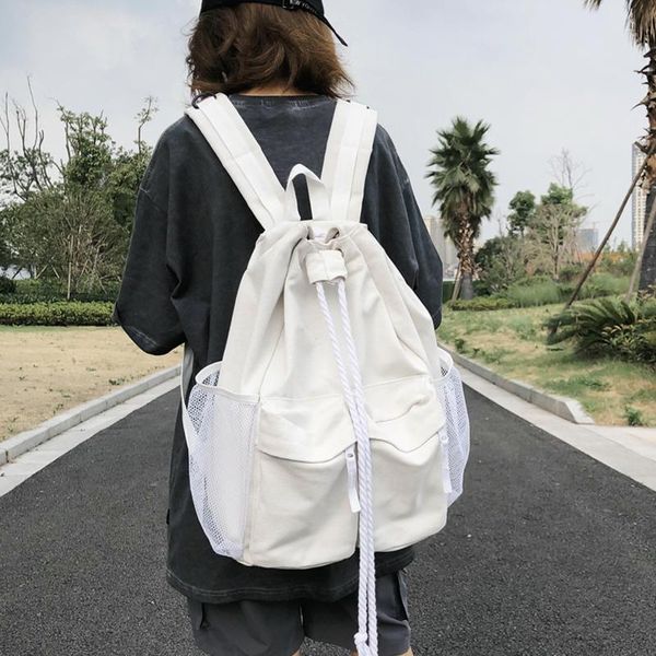 backpack casual canvas women schoolbag harajuku drawstring female backpacks lapbag for men travel bags daypack bagpack black
backpack casual canvas women schoolbag harajuku drawstring female backpacks lapbag for men travel bags daypack bagpack black
