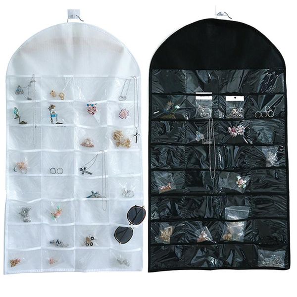 jewelry organizer hanging 32 pockets fashion double sided display storage bag boxes & bins
jewelry organizer hanging 32 pockets fashion double sided display storage bag boxes & bins
