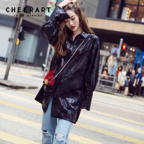 snake print glitter velvet womens and blouses black long sleeve loose shirt women korean fashion clothing 210427, White
snake print glitter velvet womens and blouses black long sleeve loose shirt women korean fashion clothing 210427, White