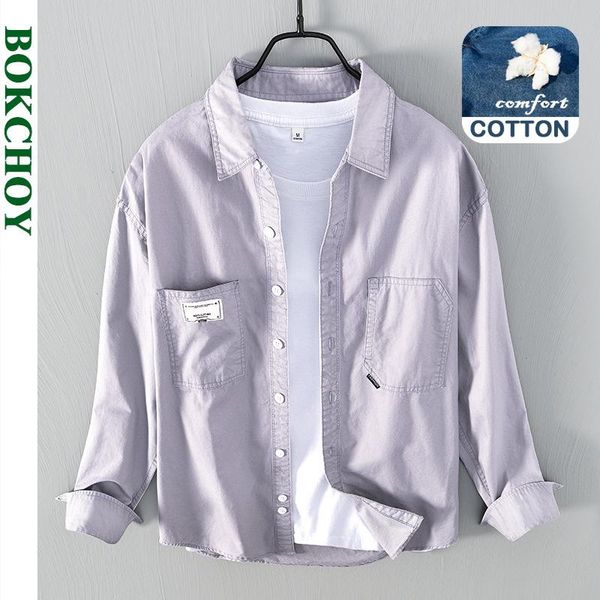 men's casual shirts 2021 autumn winter men retro button up long sleeve pure cotton vintage thin coat gb-1252, White;black
men's casual shirts 2021 autumn winter men retro button up long sleeve pure cotton vintage thin coat gb-1252, White;black