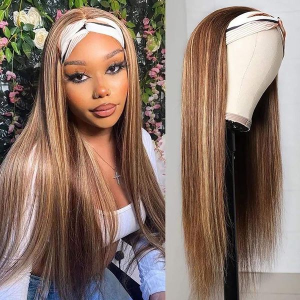 ombre straight headband wig synthetic hair highlight honey blonde wig glueless full machine made wigs for women, Black
ombre straight headband wig synthetic hair highlight honey blonde wig glueless full machine made wigs for women, Black