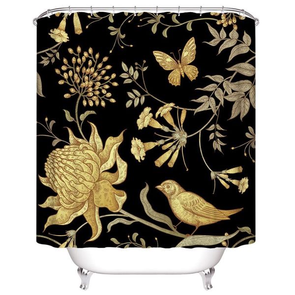 gold thick shower curtain hooks rings decorative bathroom waterproof flowers douchegordijn amenities curtains
gold thick shower curtain hooks rings decorative bathroom waterproof flowers douchegordijn amenities curtains