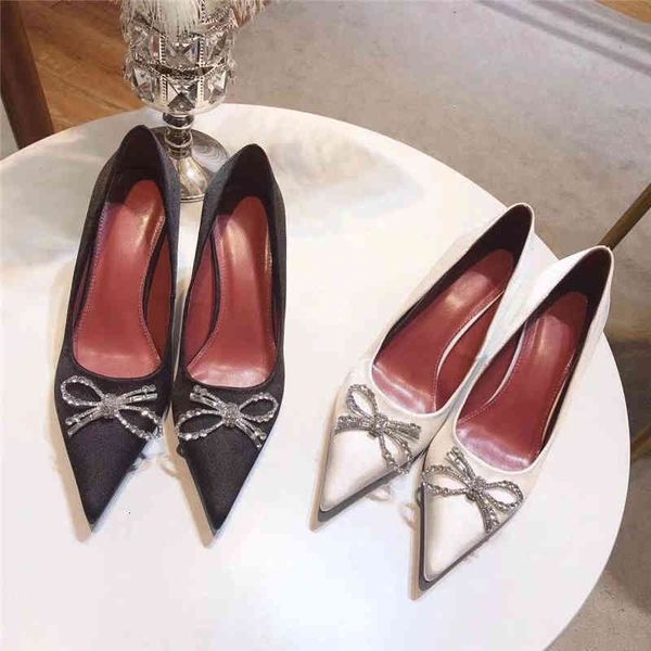 sandals european and american spring pointed high heels diamond decorated bow unique shoes zmdw, Black
sandals european and american spring pointed high heels diamond decorated bow unique shoes zmdw, Black