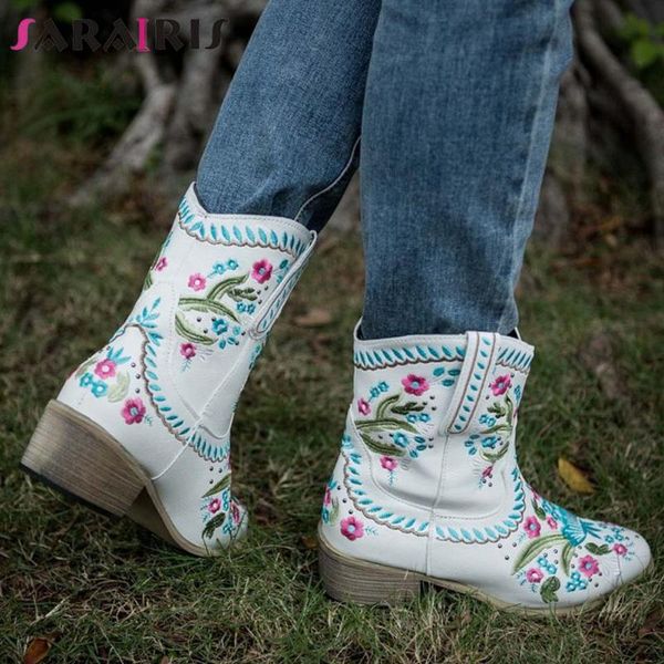 boots sarairis big size 43 female western chunky heel pointed toe slip on cowgirl cowboy ankle flower women, Black
boots sarairis big size 43 female western chunky heel pointed toe slip on cowgirl cowboy ankle flower women, Black