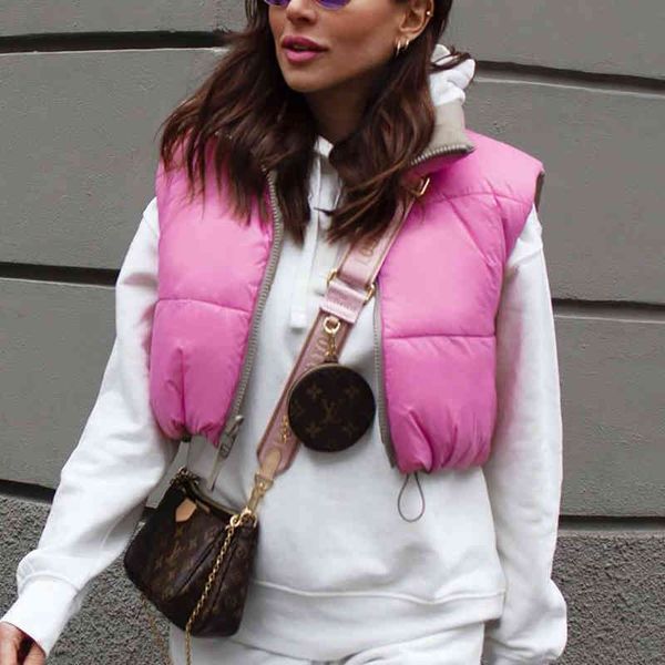puwd women cute short waistcoats spring-autumn fashion ladies light weight vest streetwear female chic outerwear girls 210427, Black;white
puwd women cute short waistcoats spring-autumn fashion ladies light weight vest streetwear female chic outerwear girls 210427, Black;white