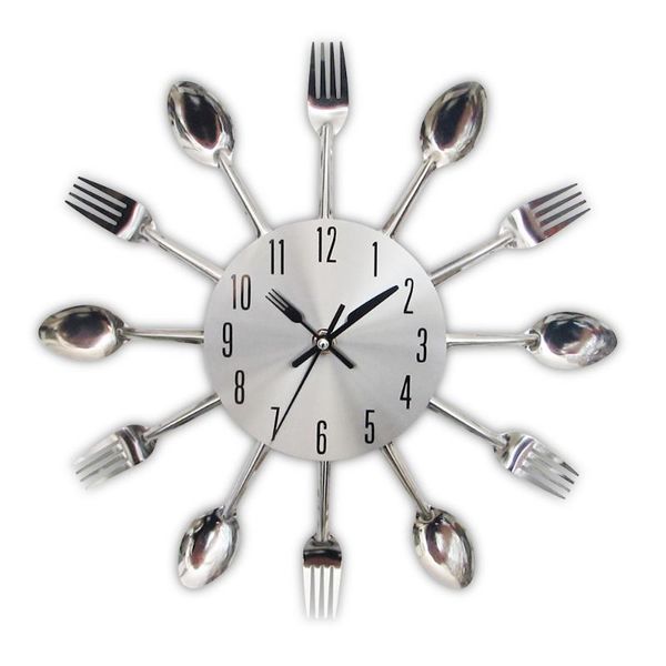 creative metal kitchen wall clock spoon fork cutlery quartz mounted clocks modern design decorative horloge murale
creative metal kitchen wall clock spoon fork cutlery quartz mounted clocks modern design decorative horloge murale