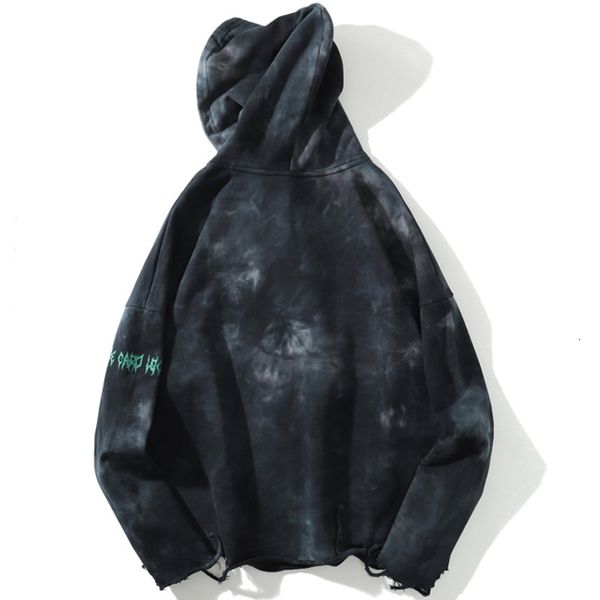 men's hoodies & sweatshirts aolamegs hoodie men tie dye punk graphic print hole ripped hooded pullover autumn oversize hipster high str, Black
men's hoodies & sweatshirts aolamegs hoodie men tie dye punk graphic print hole ripped hooded pullover autumn oversize hipster high str, Black