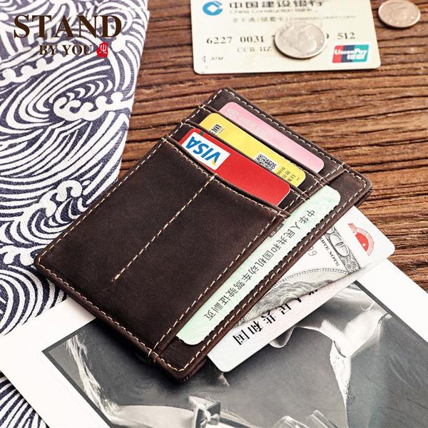 card holders siku leather men's holder brand wallet wholesale handmade id oem, Brown;gray
card holders siku leather men's holder brand wallet wholesale handmade id oem, Brown;gray