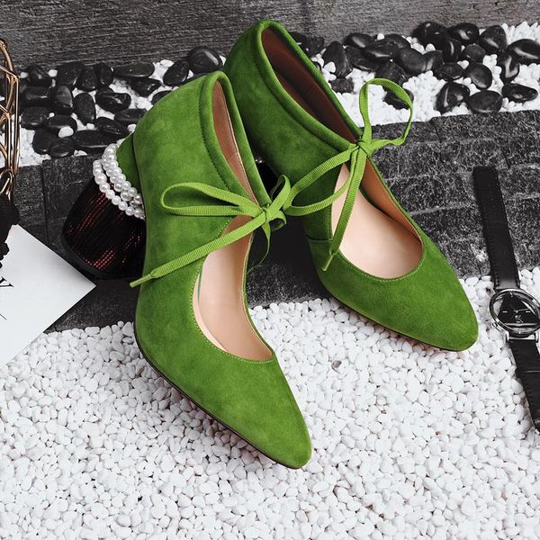 dress shoes lovirs women pointed toe suede leather pearls decoration strange heel pumps design elegant court, Black
dress shoes lovirs women pointed toe suede leather pearls decoration strange heel pumps design elegant court, Black